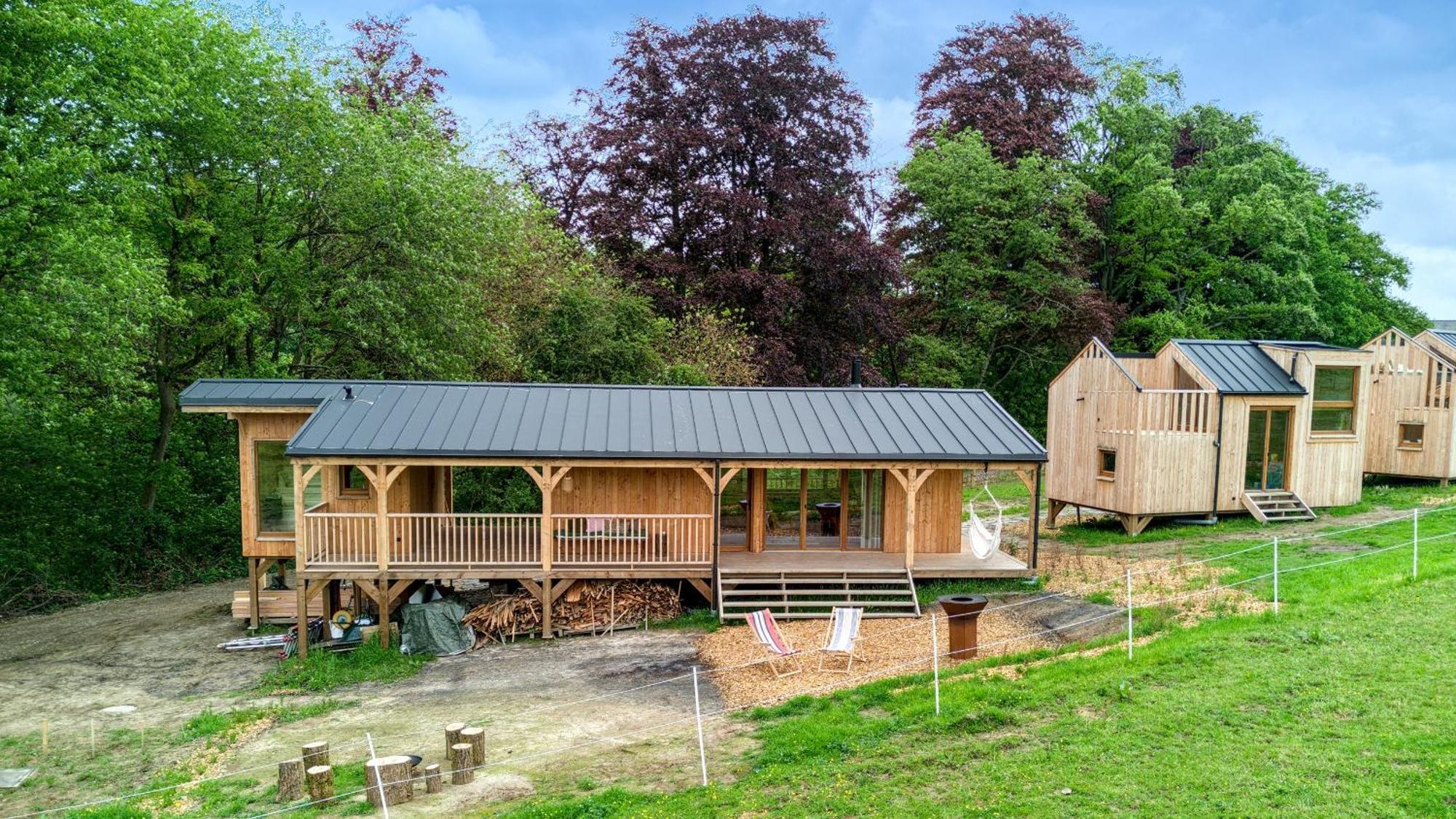Les Cabanes Champetres - Le Domaine Des Trois Tilleuls Villers-la-Ville Exterior foto