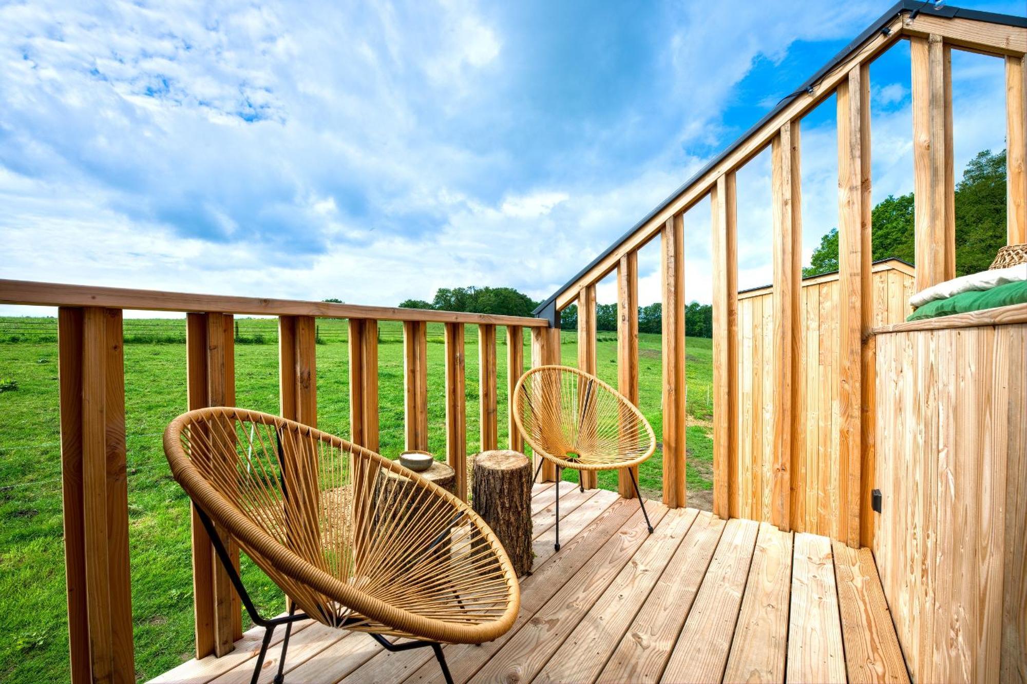 Les Cabanes Champetres - Le Domaine Des Trois Tilleuls Villers-la-Ville Exterior foto
